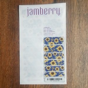 Jamberry Nail Wraps Sunflower full sheet